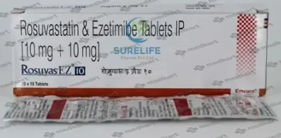 rosuvas ez 10mg tablet 10's